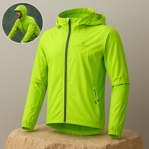 StormVanta – Waterproof Jacket | Breathable Convertible Removable Sleeves | Cycling Hiking Outdoor
