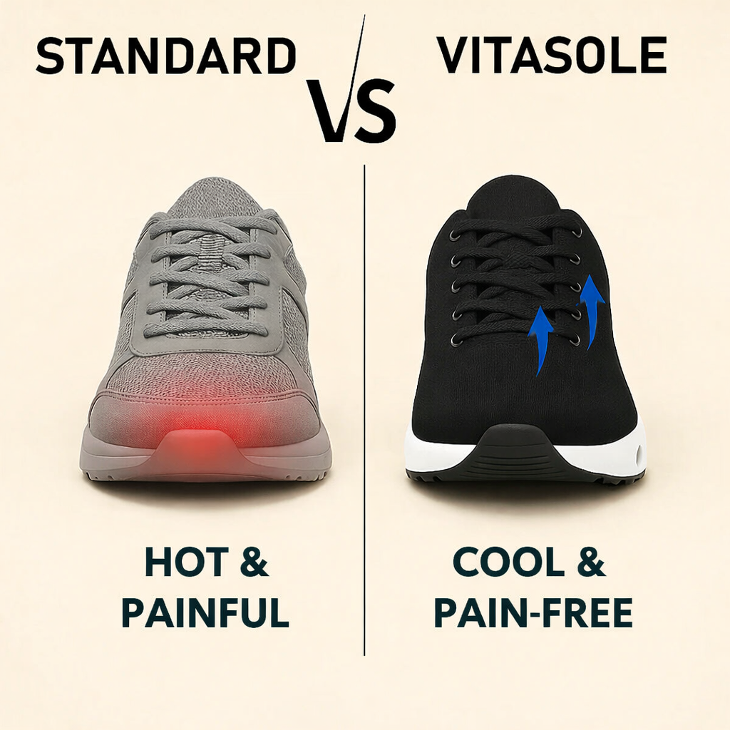 VitaSole – Orthopaedic Hallux Valgus Sneakers | Pain Relief Cushioned Support | Breathable Everyday Walking Shoes
