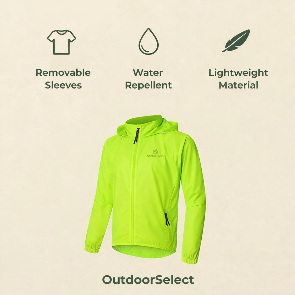 StormVanta – Waterproof Jacket | Breathable Convertible Removable Sleeves | Cycling Hiking Outdoor